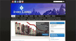 Desktop Screenshot of andeslibres.com